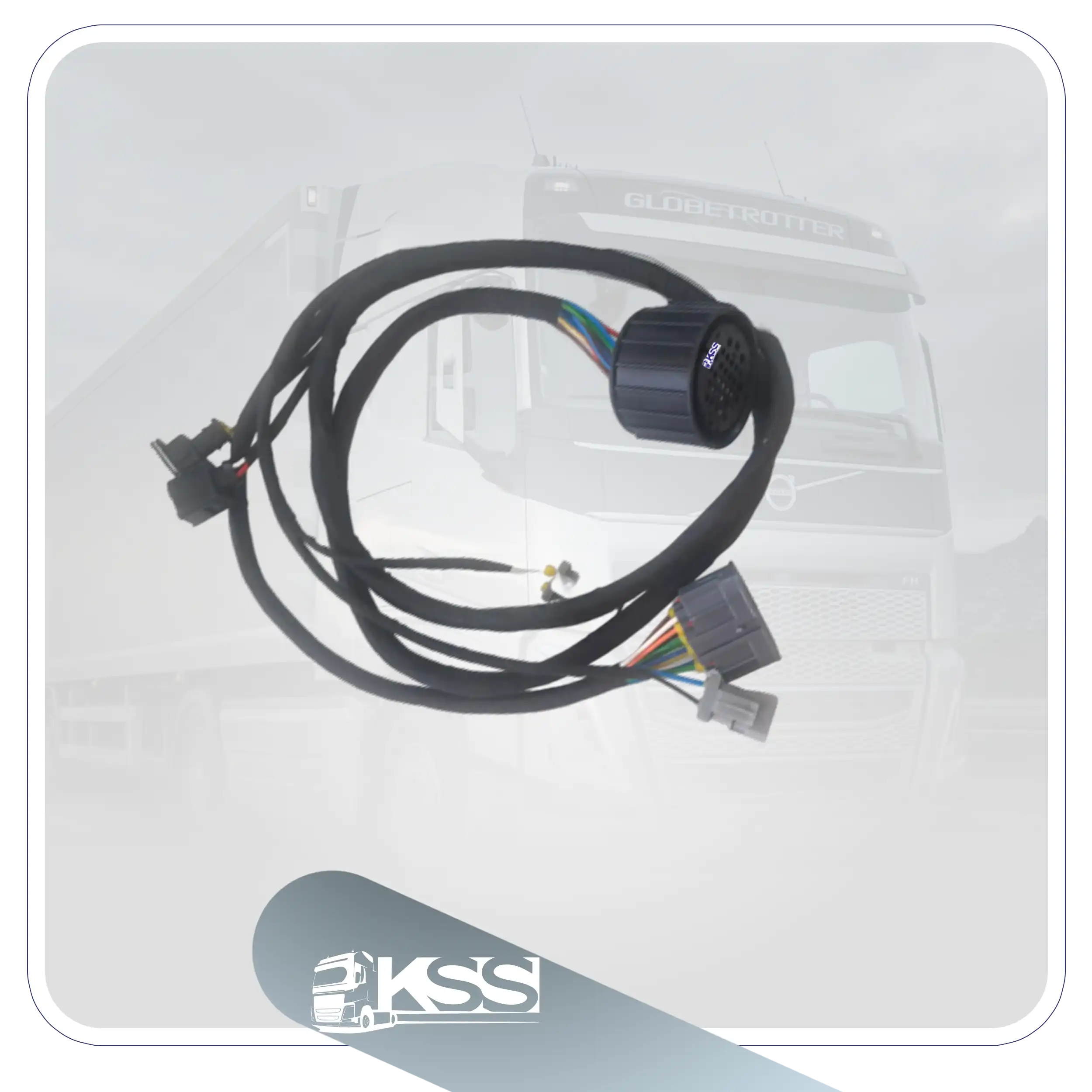 سیم کشی چراغ جلو FH13 سمت راست